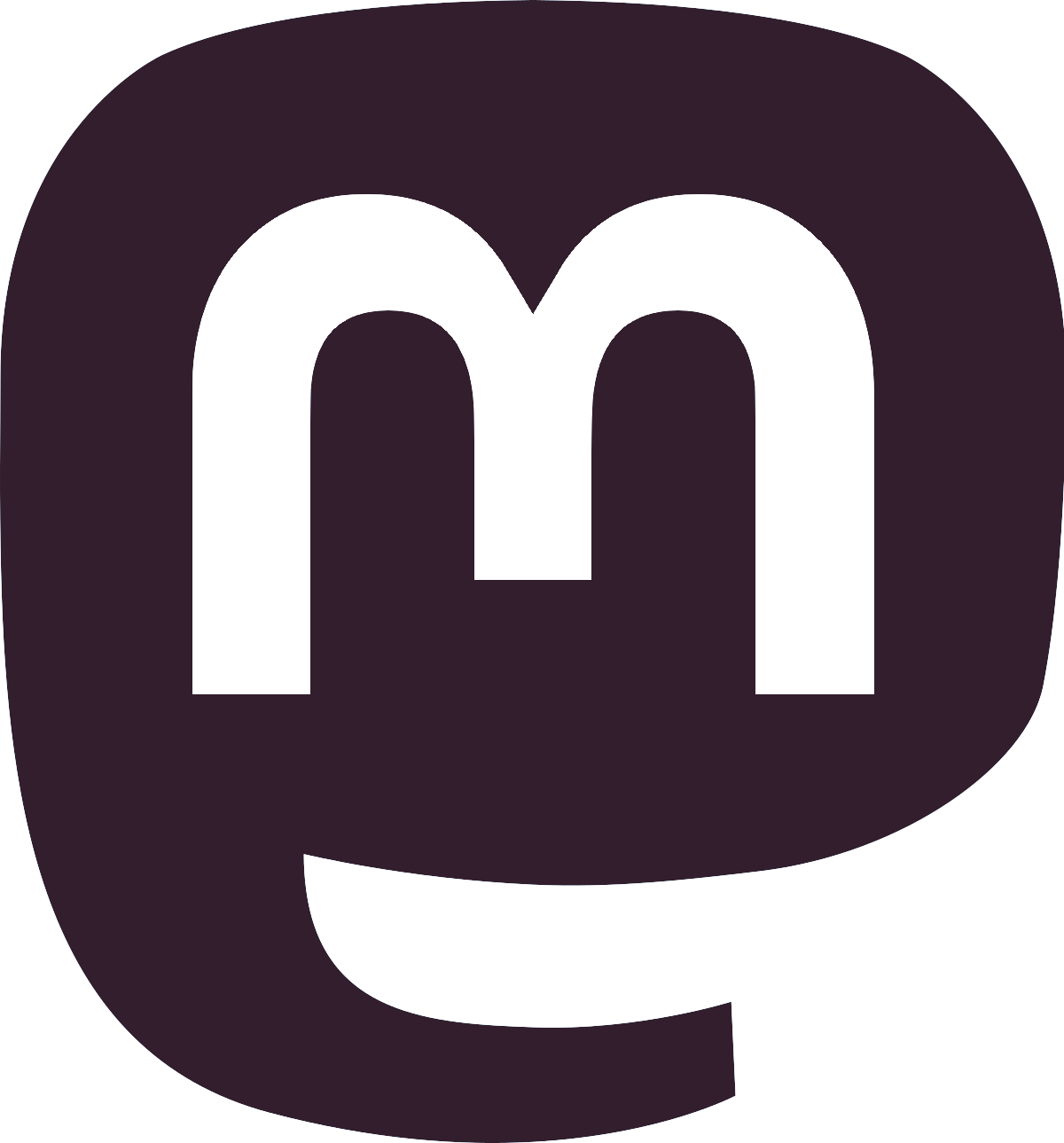 logo de mastodon